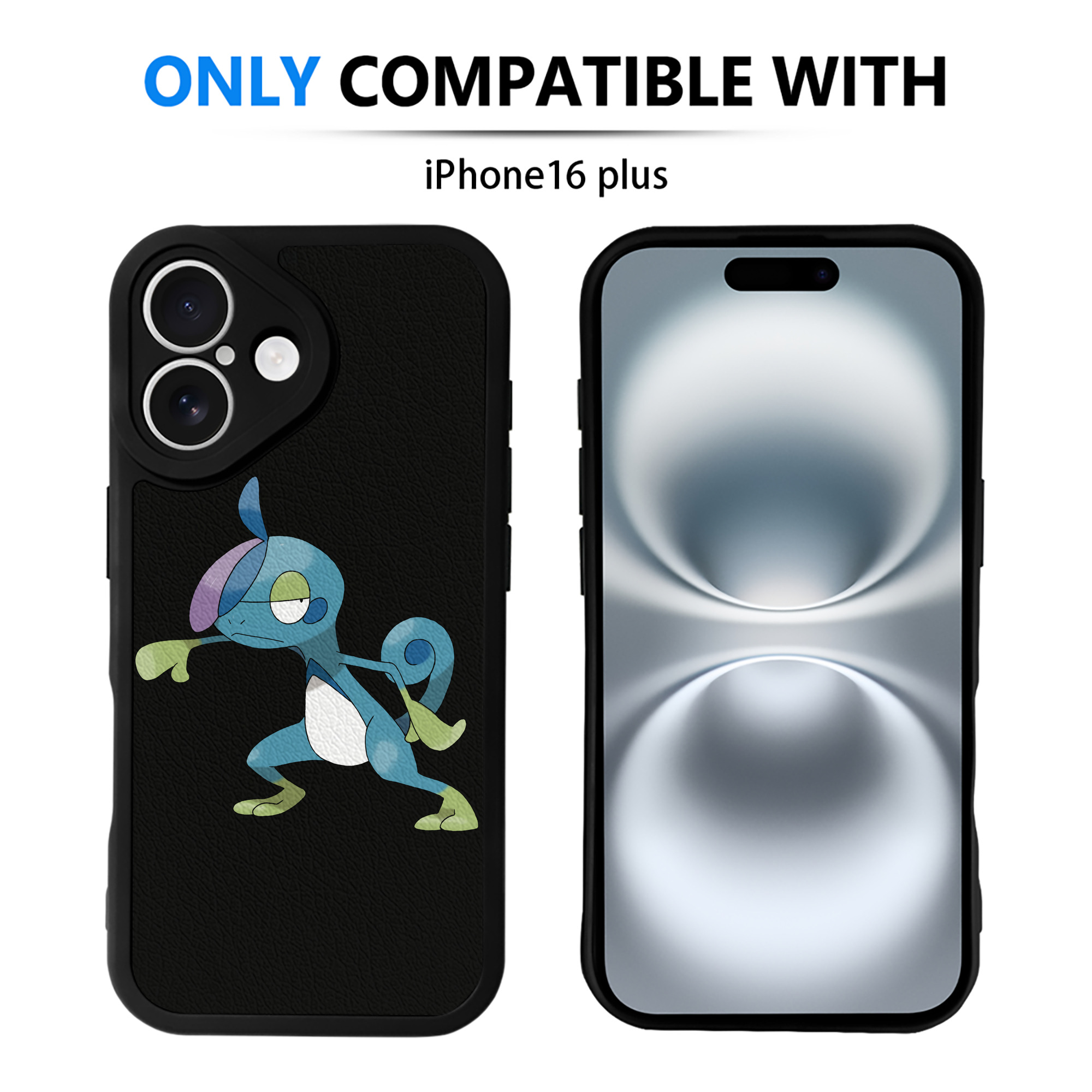 （画像用） ポケットモンスター Pokémon 【iPhone 16シリーズ対応】シリコンスマホケース（レザー調） 材質：シリコン